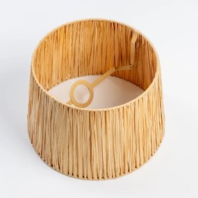 Eglo 781157 - KERIA univerzális búra, Ø 30 cm, raffia