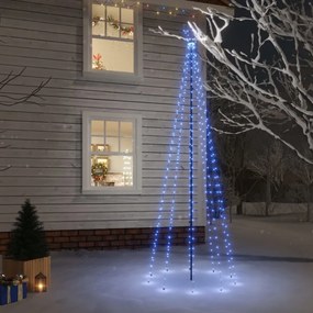 Kék fényű karácsonyfa tüskével 310 LED-del 300 cm
