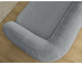 Sötétszürke zsenília kinyitható kanapé 228 cm Neyo – Bobochic Paris