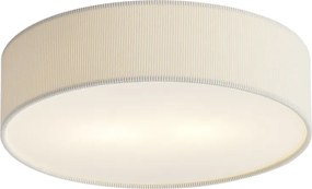Modern mennyezeti lámpa fehér bársonyernyővel 38 cm 2-lámpás - Luz
