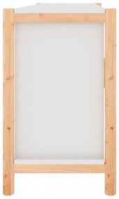 fehér szerelt fa tálalószekrény 107 x 38 x 60 cm