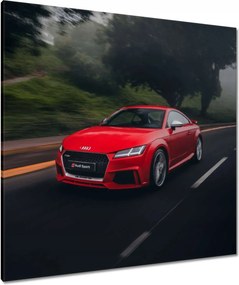 Vászonkép 90x90 Piros Audi Autó