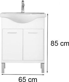 Nerva Prime 65 Fürdőszoba komplett szekrény