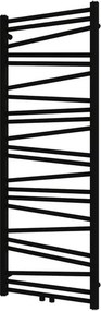 Radiátor kombinált SAT Lilon 133,5x50 cm fekete matt SATRALI1335500SBL