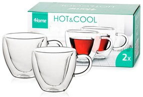 4Home Big Heart Hot&Cool thermo pohár 250 ml, 2db