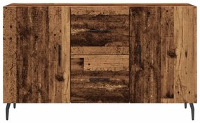 antik fa színű szerelt fa tálalószekrény 100 x 36 x 60 cm