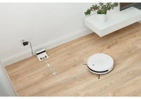 Sencor - Robotporszívó felmosóval 2in1 18W/1500 mAh fehér + távirányítás