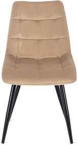 Bézs Bársony Étkezőszék RIO