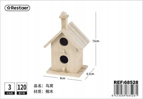Fából készült madárház, természetes