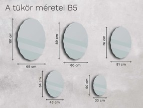 Base tükör B5 33×50