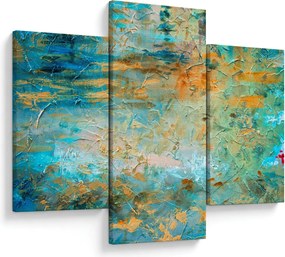 A kék absztrakció képe (90x60 cm)