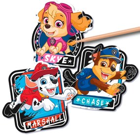 Mancs Őrjárat Team scratch képkarcoló matricák