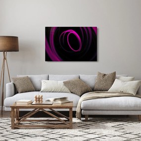 Kép - lila vonalak (90x60 cm)