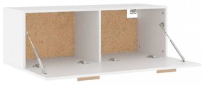 fehér szerelt fa faliszekrény 100 x 36,5 x 35 cm