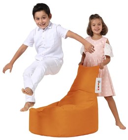 Narancssárga gyerek babzsákfotel Baton – Floriane Garden