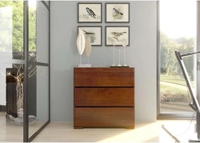 Sandemo barna bükkfa komód, 80 x 81 cm - Skandica