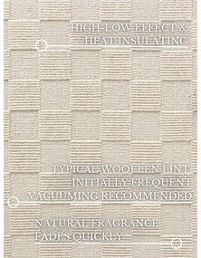 Krémszínű kézi szövésű gyapjú szőnyeg 120x170 cm Scala – Villeroy&amp;Boch