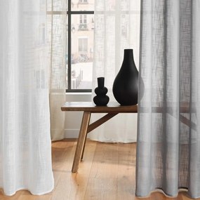 Barna átlátszó függöny 140x280 cm Haltona – douceur d'intérieur