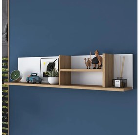 Fali polc RANI 120x25 cm bézs/fehér