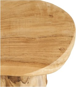 Teakfa kerek tárolóasztal ø 40 cm Palena – House Nordic