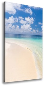 Feszített vászonkép Beach maldív ocv-104787561