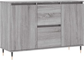 vidaXL szürke sonoma színű szerelt fa tálalószekrény 101,5 x 35 x 70 cm
