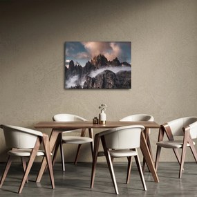 Kép - A ködben rejtett olasz dolomitok (70x50 cm)