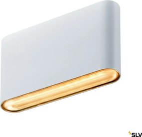 SLV 1007143 OVAL Modern Kültéri Fali Lámpa Fekete, Átlátszó LED IP65