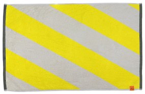 Sárga bio pamut fürdőszobai kilépő 50x80 cm Diagonal – Mette Ditmer Denmark