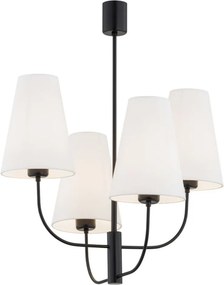 ARGON 1822 SAFIANO Modern Csillár Fehér, Fekete E27 IP20