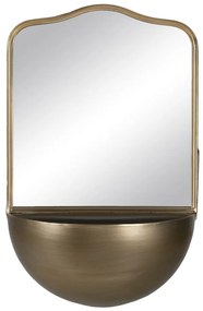 Fali tükör polccal 37x40 cm – Ixia