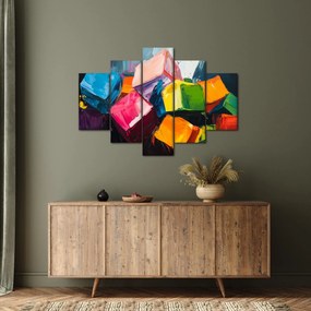 Kép - Színes kockák (150x105 cm)