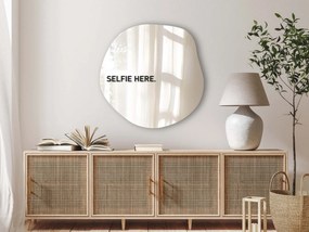 Tükör matrica S22 – SELFIE HERE.