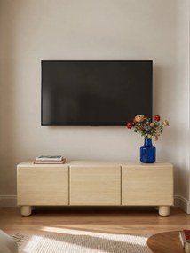 Arlo TV-szekrény 150 cm háromajtós - vicenza tölgy