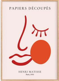 Poszter 30x40 Henri Matisse – Absztrakt arc Modern művészet