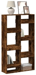 füstös tölgy színű szerelt fa könyvespolc 100 x 33 x 175 cm