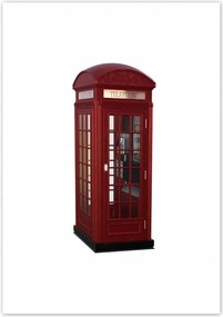 Poszterek 70x100 Piros angol bódé