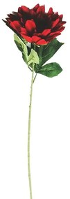Művirág Dahlia piros, 68 cm