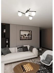 Mennyezeti lámpa SMART 4xE14/10W/230V fekete/fehér