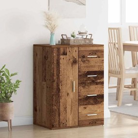 Széf fiókkal Öreg fa 59 x 39 x 80 cm Faanyag