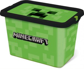Minecraft műanyag tároló doboz 7 L