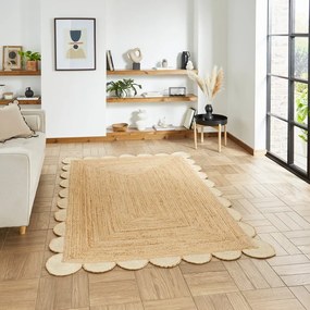Natúr színű juta szőnyeg 160x230 cm Savannah Jute – Think Rugs