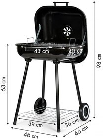 Kerti grill fedéllel