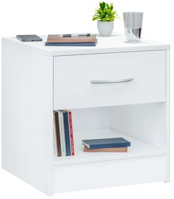 Casaria® Éjjeliszekrény Kiel 41x39x28cm - fehér
