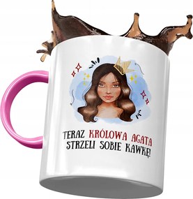 Rózsaszín Bögre Ágota Ági Barátnő Ajándék Nyomtatott Fotóval