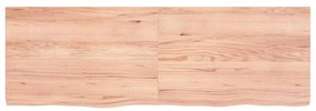világosbarna kezelt tömör tölgyfa asztallap 120x40x(2-4) cm