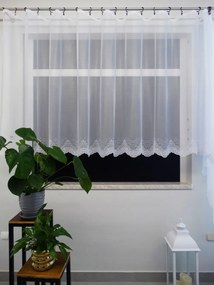 Mg Függöny jacquard 35452 Fehér 150cm magas lengyel 0,5m