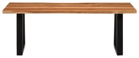 tömör akácfa dohányzóasztal 110 x 55 x 40 cm