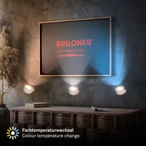 Briloner 3896011 - TARI LED fali lámpa, tölthető és dimmelhető, 1,6 W/5 V, 1500 mAh, bézs