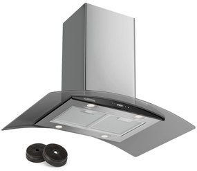 Klarstein Colette, páraelszívó, 90 cm, 600 m³/ó, A energiaosztály, rozsdamentes acél, ezüst